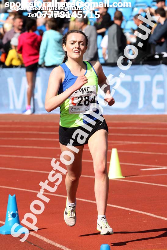 Womens under-17s  Northern 3 Stage Road Relay, SportsCity, Manchester. Photo: David T. Hewitson/Sports for All Pics